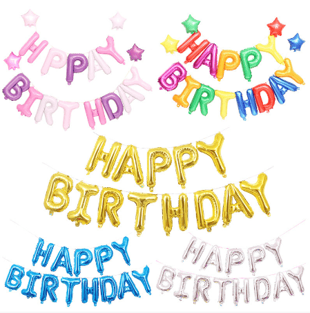 16인치 레터 호일 풍선