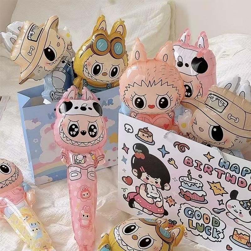 Labubu 핸드 헬드 포일 풍선으로 어떤 가스를 채울 수 있습니까?