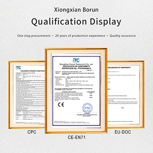 테스트 인증서 및 보고서 -CPSIA