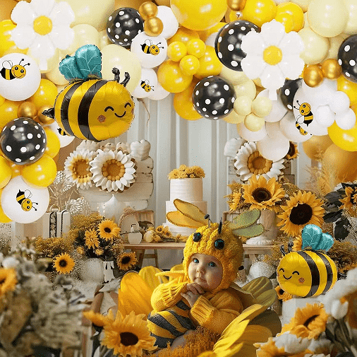꿀벌 풍선 화환 키트