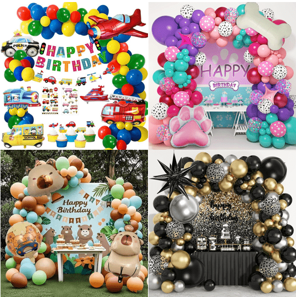 생일 파티 풍선 아치