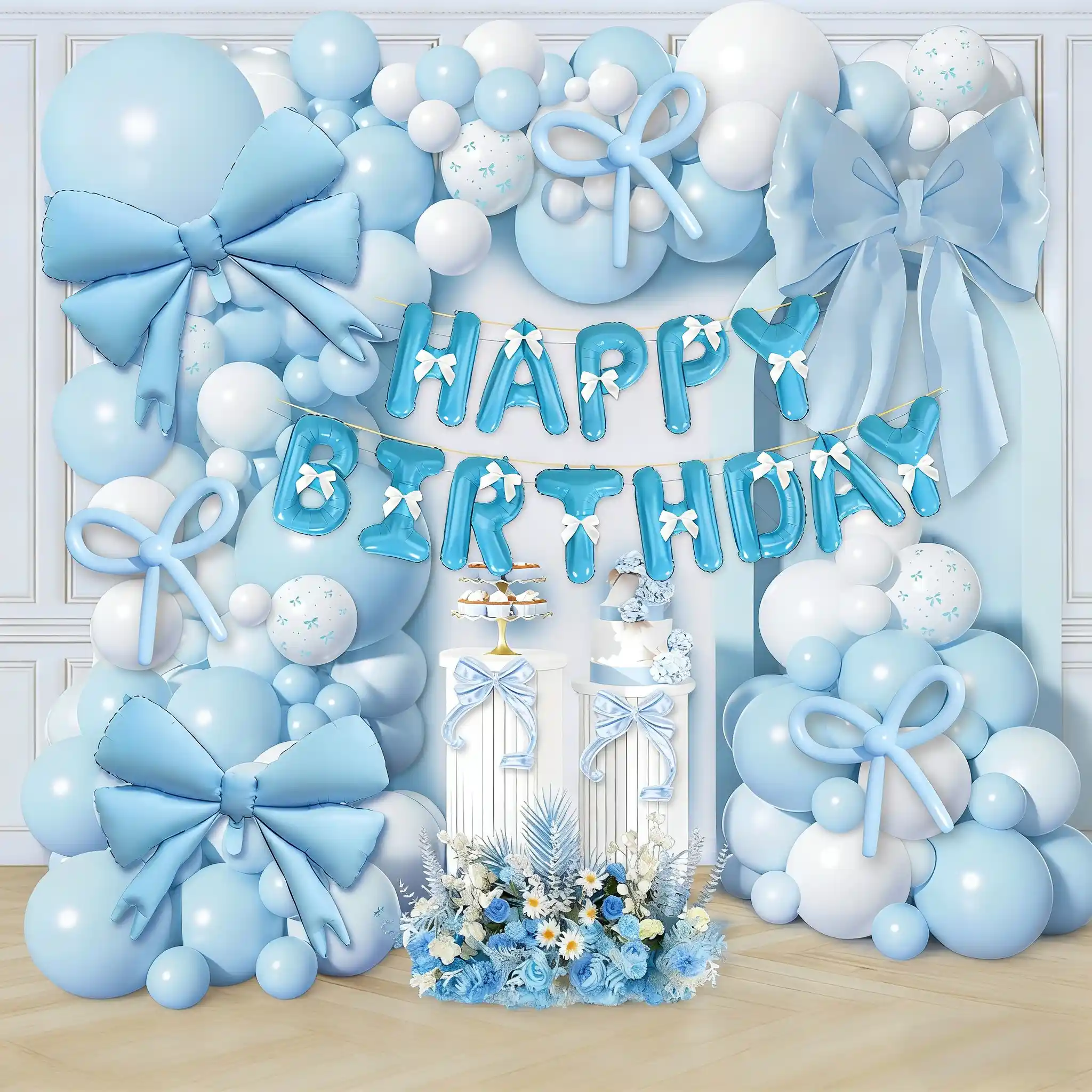 활을 테마로 한 풍선 아치