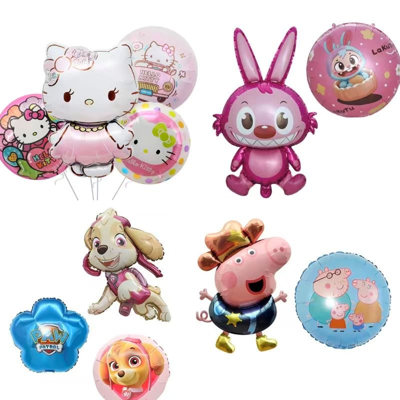 만화 인쇄 호일 풍선