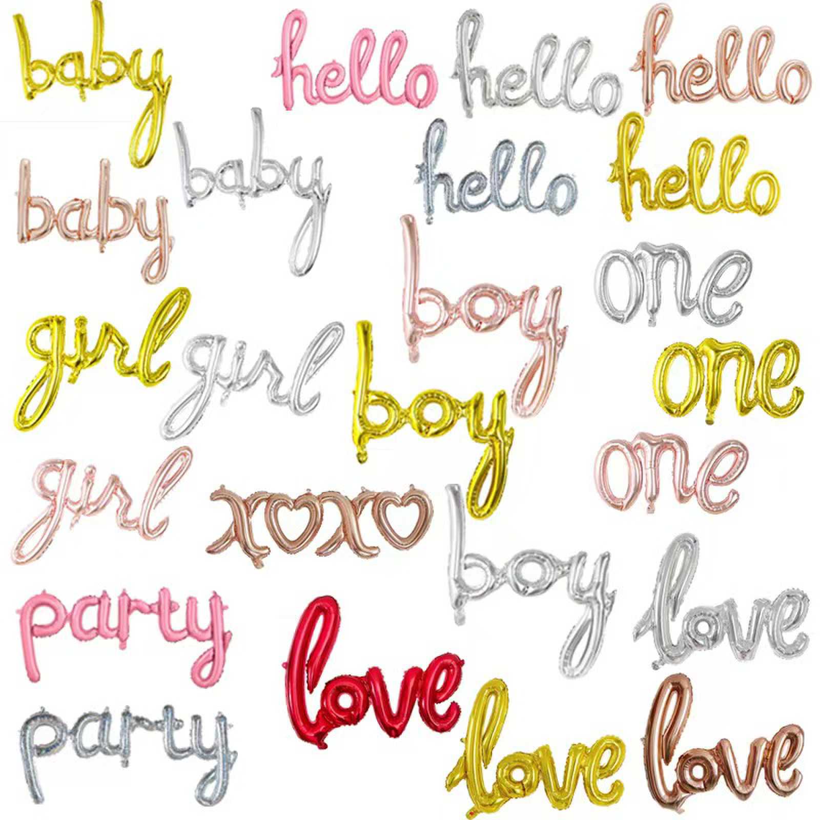 결합된 호일 풍선