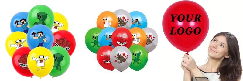 Custom printing Minecraft balloon
