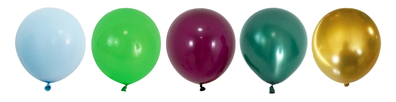 Balloons of different styles