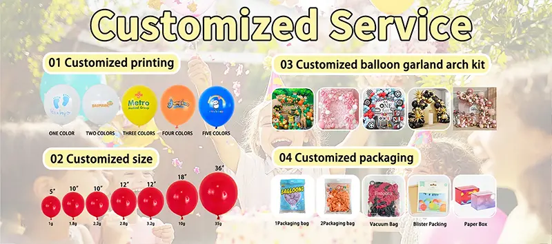 Customized balloon service Customized balloon service