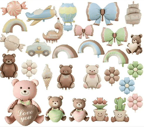 무광택 호일 풍선