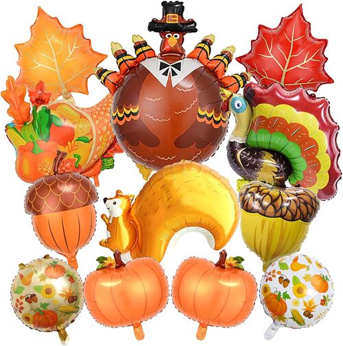 추수감사절 호일 풍선