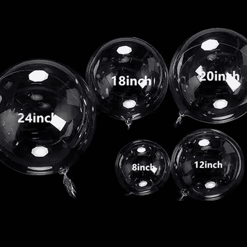 투명한 보보풍선