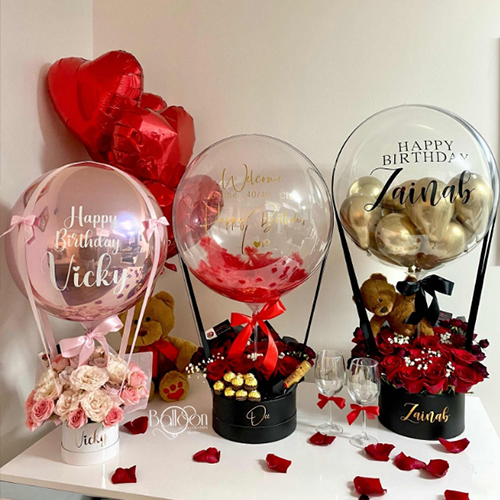 발렌타인 데이 보보 풍선