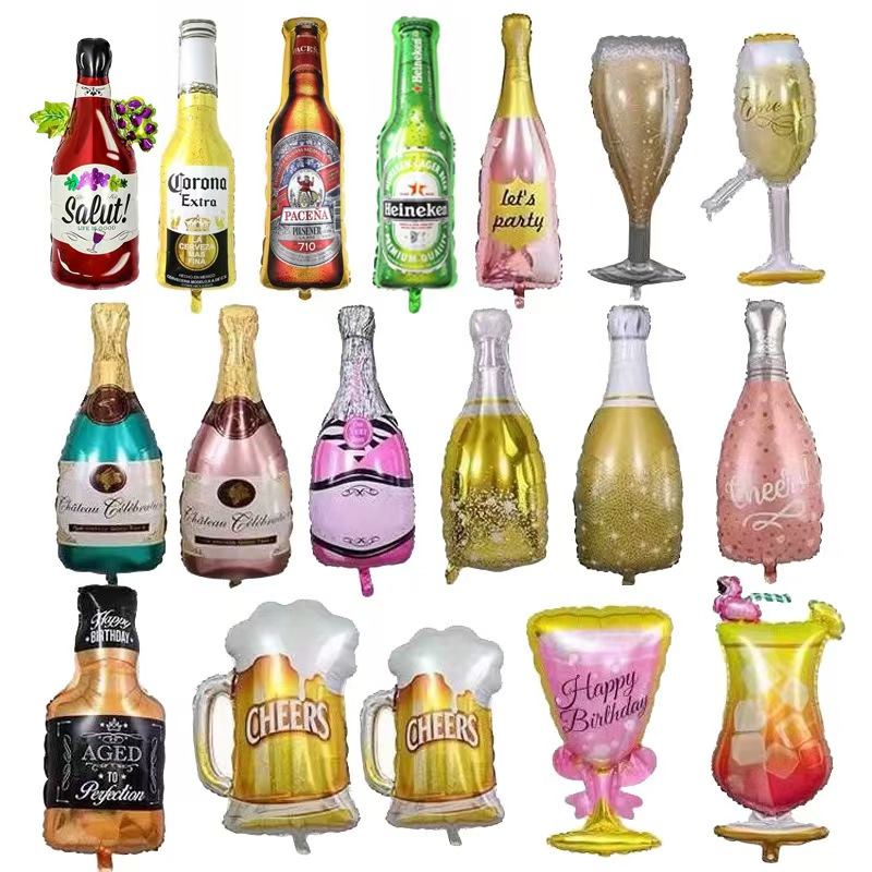 와인병 호일 풍선